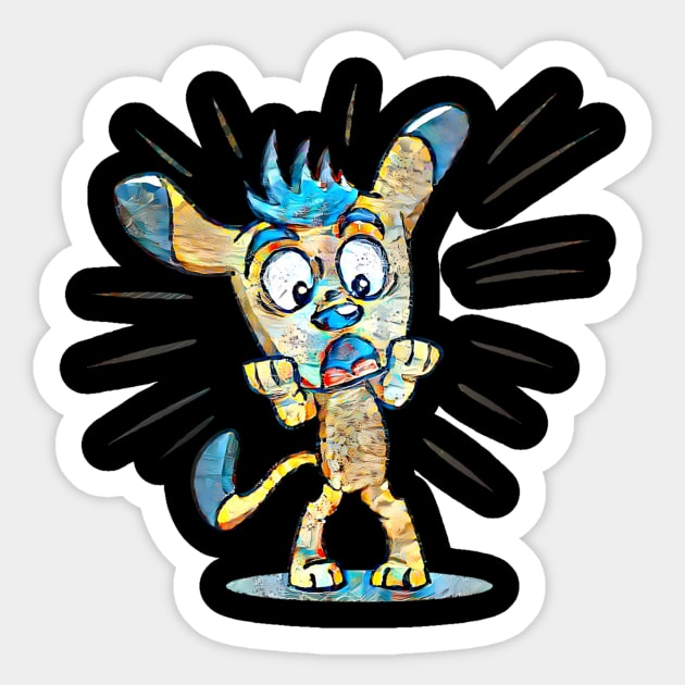 Cartoon ANGST Sticker by PersianFMts